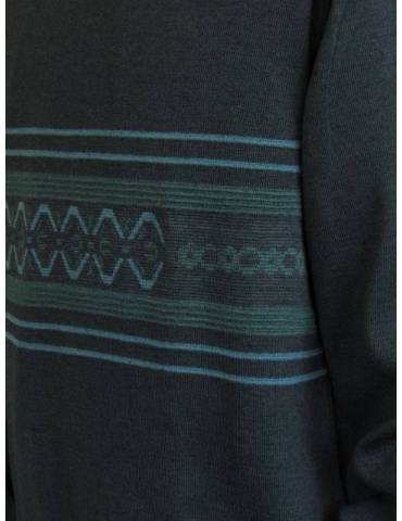 Mens Jacquard Sweater - Green 455