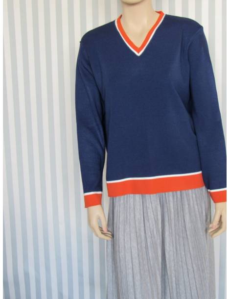 Women's Sweater V-Neck Knitwear