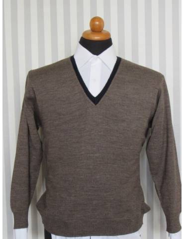 Men's Brown Lightweight Jumper