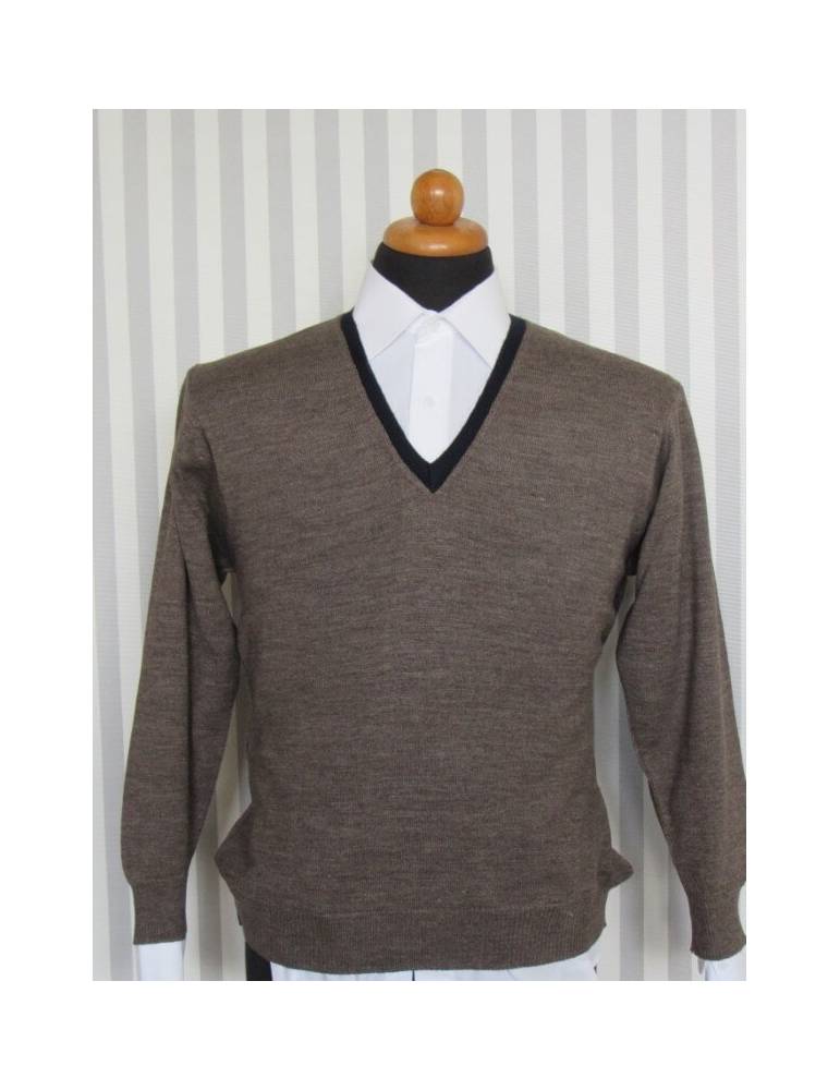 Men's Brown Lightweight Jumper
