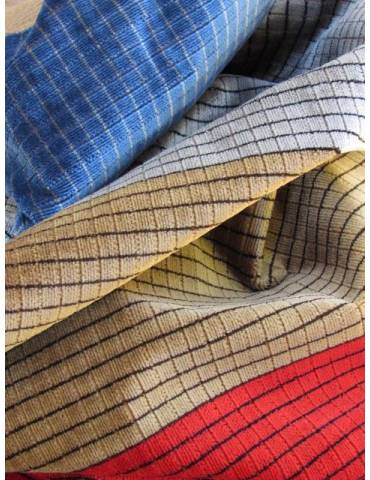 Velvet Tablecloth with Stripes