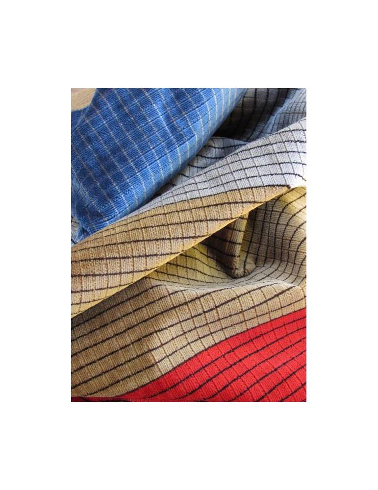 Velvet Tablecloth with Stripes