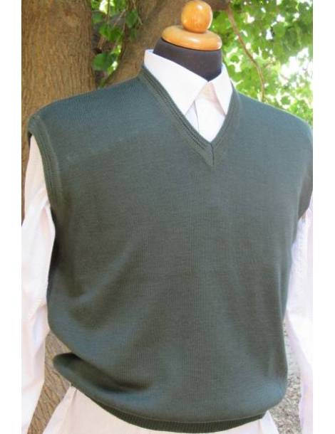 Men's V-Neck Sleeveless Sweater Vest - Petrol - 205